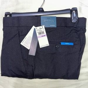 NWT BLACK PERRY ELLIS DRESS PANTS 32 X 30